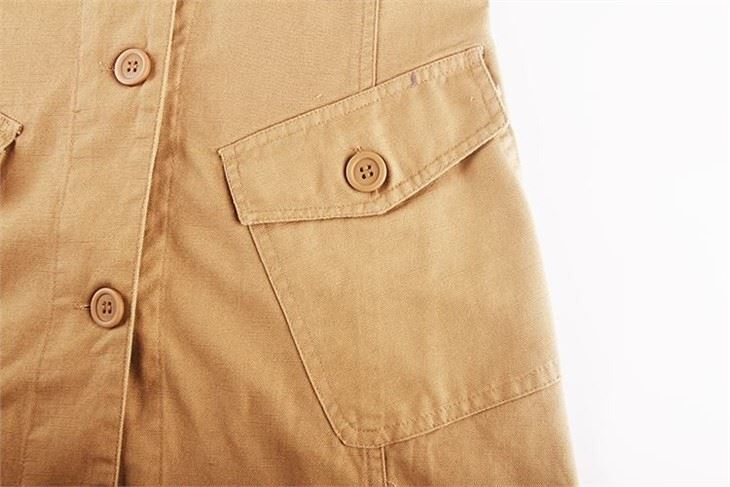 Ladies Longline Chino Jacket